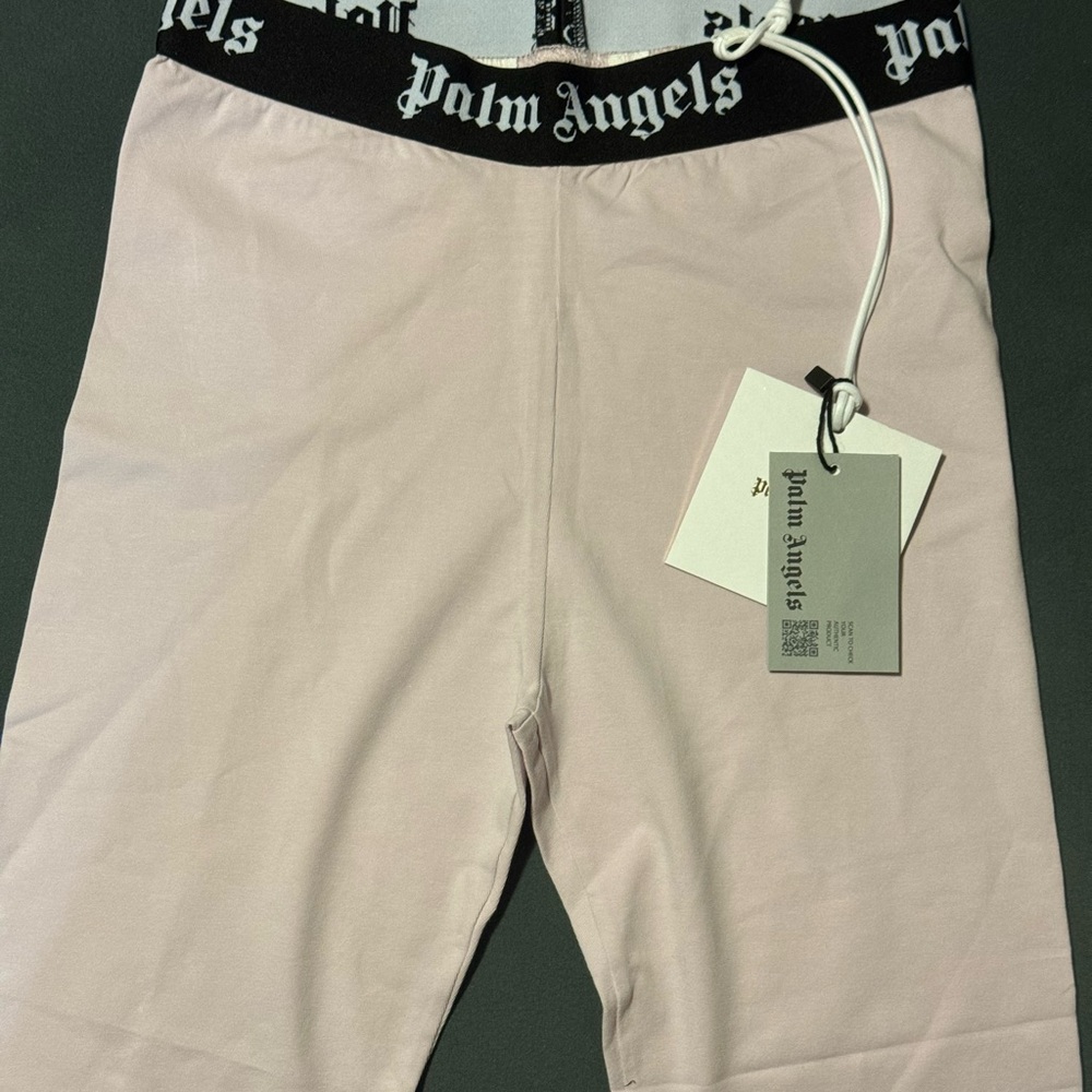 Palm Angels Kids Lilac Cycling Shorts Size 10